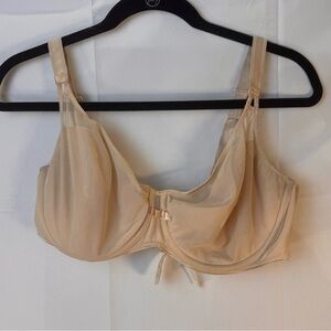 Chantelle Beige Mesh Underwire Bra 40D
